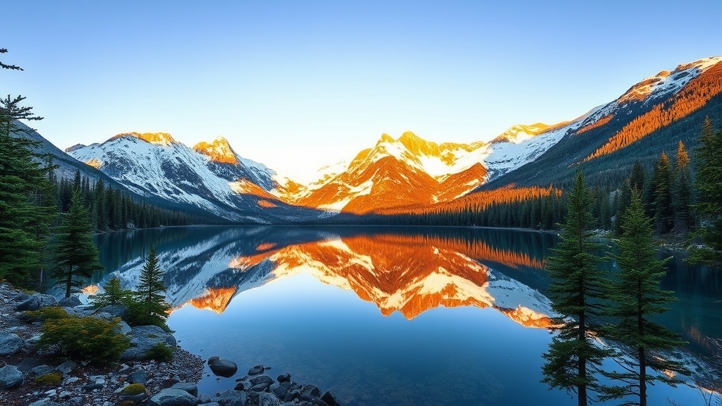 Serene Mountain Lake